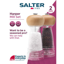 Salter BW12949BEU7 Harper Mill rinkinys, buko mediena