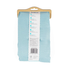 Beldray LA035655FAS Waffle Design Shower Curtain - Blue