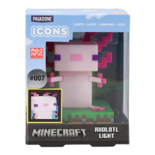 „Paladone Minecraft“ aksolotlio piktogramos šviesa