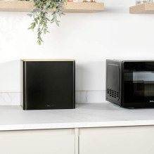 Salter BW129001EU7 Toronto 4 dalių duonos dėžių ir konteinerių rinkinys – juodas