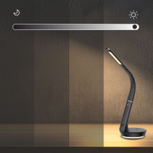 Hawk HW-LAMP02 stalinė lempa, juoda