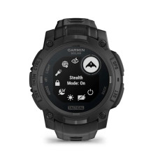 „Garmin Instinct 3“ 45 mm saulės energija varomas taktinis laikrodis, juodas (010-02934-50)