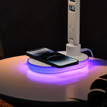 „Hawk HW-LAMP03“ LED stalinė lempa, balta, RGB