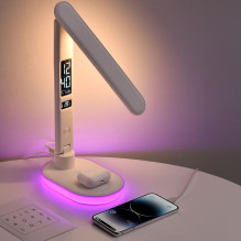 „Hawk HW-LAMP03“ LED stalinė lempa, balta, RGB