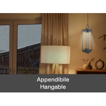 Beper P207ILI100 Rechargeable Lantern Black