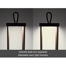 Beper P207ILI102 Rechargeable Lantern Corten Beper P207ILI102 Rechargeable Lantern Corten
