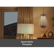 Beper P207ILI102 Rechargeable Lantern Corten Beper P207ILI102 Rechargeable Lantern Corten