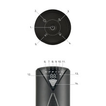 Lovio LVTF202Y24C-BK Tower Fan AirWave PRO Black