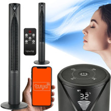 „Lovio LVTF202Y24C-BK“ bokšto ventiliatorius „AirWave PRO“, juodas