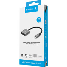 „Sandberg 136-67 USB-C“ garso adapteris PD65W