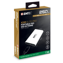 Nešiojamas „Emtec SSD 3.2Gen2 X210 Elite Pro 250 GB“