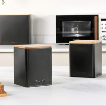 Salter BW12898EU7 Toronto 3-Piece Canister Set Black Salter BW12898EU7 Toronto 3-Piece Canister Set Black