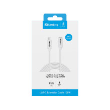„Sandberg 136-55“ USB-C C MF USB 3.1 100 W, 2 m