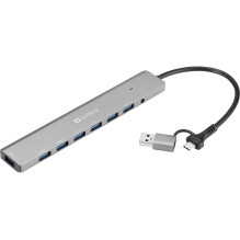 Sandberg 136-66 USB-C / A to 7 x USB 3.0 Hub