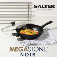Salter BW09329AR Megastone Noir 28 cm keptuvė