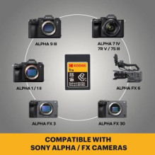 „Kodak CFexpress“ A tipo 480 GB EKMCFXA480GK „Kodak CFexpress“ A tipo 480 GB EKMCFXA480GK