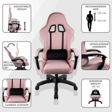 Subsonic Gem Gaming Chair Pink
