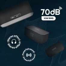 NASA SPC800 „Bluetooth“ garsiakalbis / žadintuvas / belaidis įkroviklis