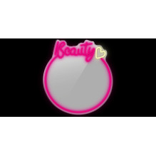 Manta MASNL130PK stiliaus neoninės šviesos BEAUTY LED neoninis veidrodis