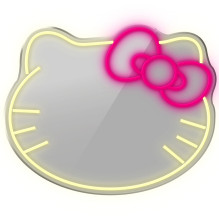 Manta MASNL129WH Style Neon Lights Cat With A Bow LED Neon Mirror