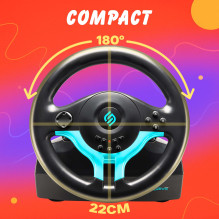 Subsonic Superdrive SV 250-S Driving Wheel Blue Edition Subsonic Superdrive SV 250-S Driving Wheel Blue Edition