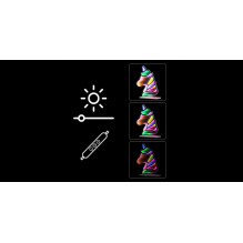 Manta MASNL134MT Style Neon Lights UNICORN With A Tunnel Effect