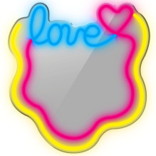 Manta MASNL131MT stiliaus neoninės lempos LOVE LED neoninis veidrodis
