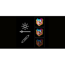 Manta MASNL131MT Style Neon Lights LOVE LED Neon Mirror