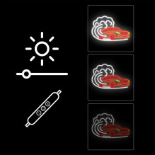 Manta SNL96MT stiliaus neoninės lemputės CAR DRIFT