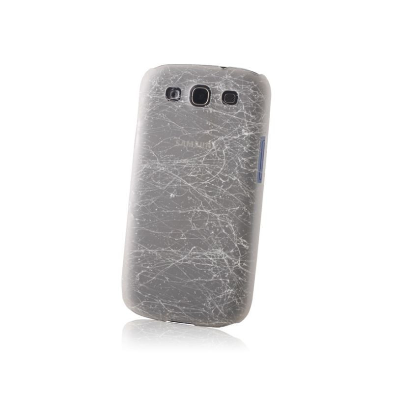 Samsung I9300 Galaxy S3 plastikas švytinti balta