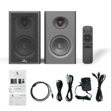Laudberg XS1B bookshelf speakers 2.0 80W black Laudberg XS1B bookshelf speakers 2.0 80W black