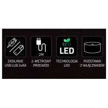 Manta MASNL128MT LED lempos šviesos dekoracija VIENARAGIS