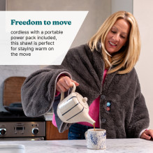 Homedics HCM-SWL100 jaukus belaidis šildantis šalikas