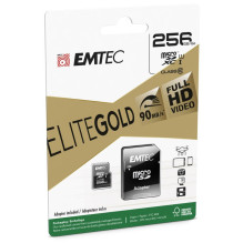 Emtec MicroSDXC 256GB UHS-I U1 EliteGold