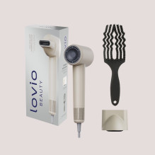 Lovio LVHD001BE Hair Dryer With Ionization AirFlow