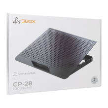 Sbox CP-28 Cooling Pad for 17.3 Laptops