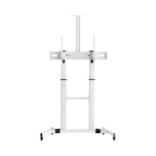 Sbox FS-3610 WHITE Floor Ultra-Large LED TV Stand 60-100" 100kg White