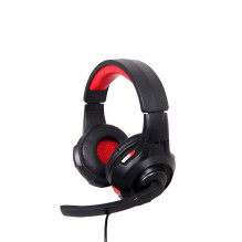 Gembird GHS-U-5.1-01 headphones / headset Wired Head-band Gaming Black, Red