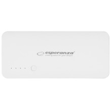 Esperanza EMP106WE Radium 8000 mAh Grey, White