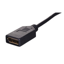 Lanberg AD-0003-BK DisplayPort kabelis 0,12 m Mini DisplayPort juodas Lanberg AD-0003-BK DisplayPort kabelis 0,12 m Mini DisplayPort juodas