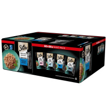 SHEBA Delicacy Fishy Flavours drebučiuose - šlapias kačių ėdalas - 80 x 85 g SHEBA Delicacy Fishy Flavours drebučiuose - šlapias kačių ėdalas - 80 x 85 g
