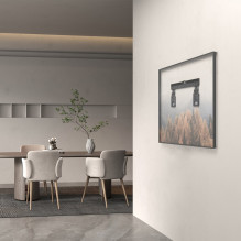 „Maclean MC-481 Ultra Flat Slim“ televizoriaus sieninis laikiklis, skirtas 37–80 colių plokščiam, išlenktam televizoriui