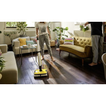 Kärcher FC 7 Cordless Electric broom Battery Dry&amp;wet Bagless Silver, Yellow