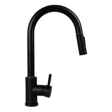 Set - Sink PYRAMIS CAMEA (79x50) 1B 1D R + Faucet IDEA Black Edition - 070168502BE - Volcano