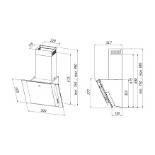 Akpo WK-4 Mirt Eco 50 virtuvinis gartraukis Akpo WK-4 Mirt Eco 50 virtuvinis gartraukis