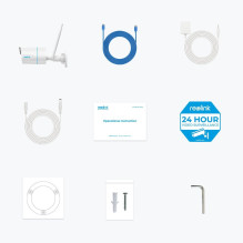 „Reolink W320“ – 5 MP lauko apsaugos kamera, 2,4 / 5 GHz „Wi-Fi“, asmenų / transporto priemonių / gyvūnų aptikimas, 100 