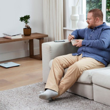 Omron HN300T2 Intelli IT stačiakampės pilkos elektroninės asmeninės svarstyklės Omron HN300T2 Intelli IT stačiakampės pilkos elektroninės asmeninės svarstyklės