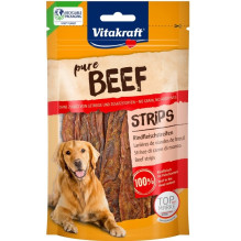 VITAKRAFT grynos jautienos juostelės - šunų skanėstas - 80 g VITAKRAFT grynos jautienos juostelės - šunų skanėstas - 80 g
