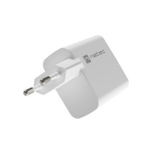 NATEC RIBERA GAN ĮKROVIKLIS 1x USB-A + 1x USB-C 65W BALTA