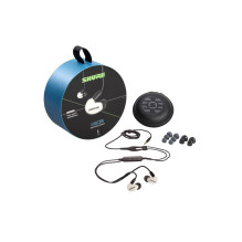 „Shure AONIC 215“ – į ausis įdedamos ausinės su vienu keitikliu ir 3,5 mm laidu (baltos)